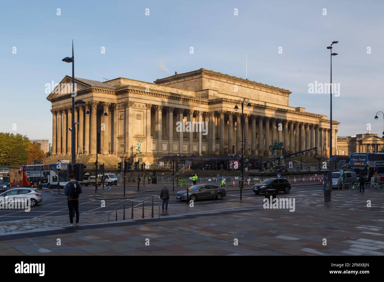 St. George's Hall, Liverpool, Merseyside, Angleterre, Royaume-Uni Banque D'Images