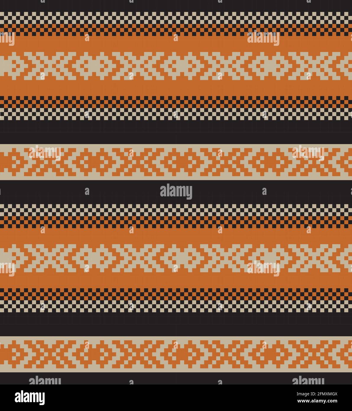 Fond de motif jacquard de Noël pour les textiles, les tricots et les motifs de mode Illustration de Vecteur