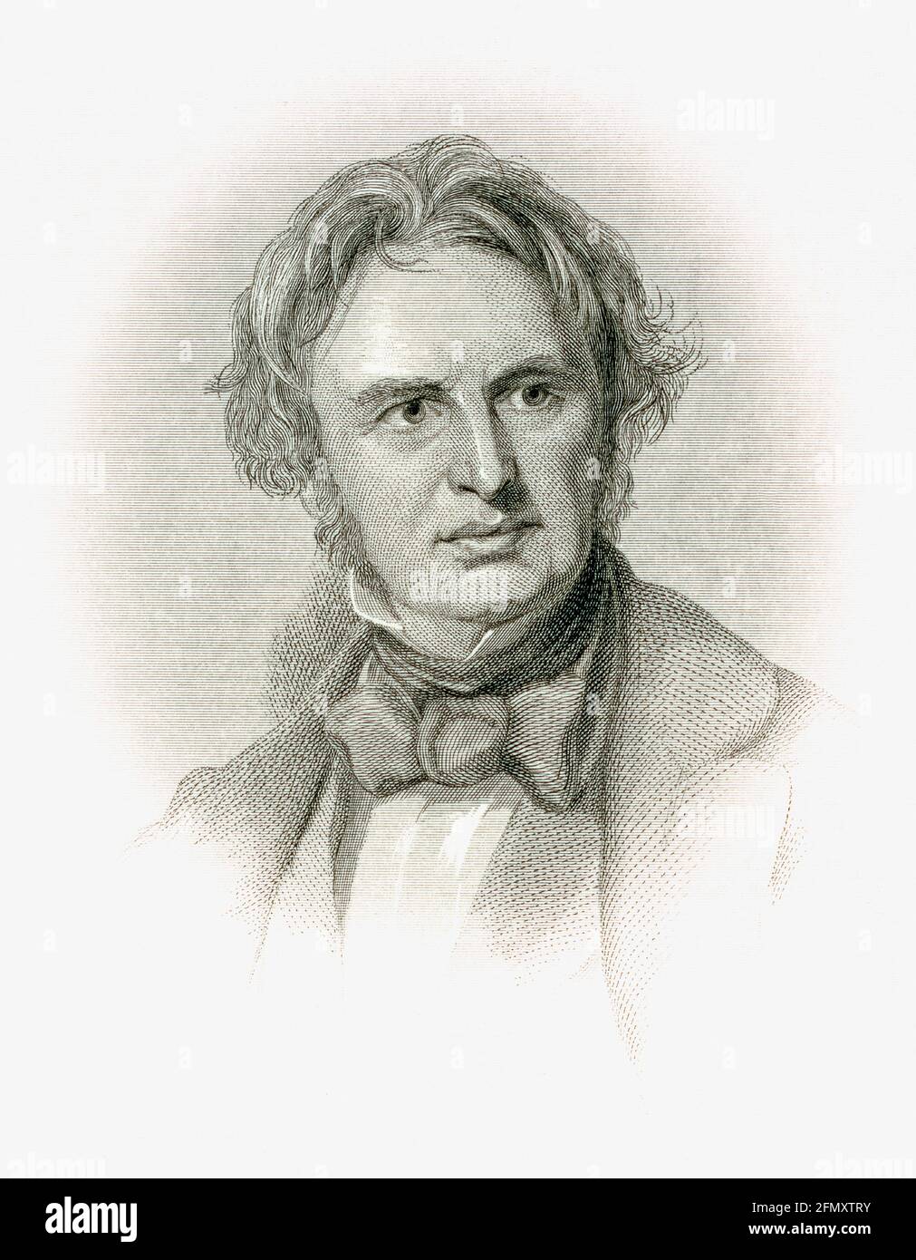 Henry Wadsworth Longfellow, 1807–1882. Poète et éducateur américain. Banque D'Images