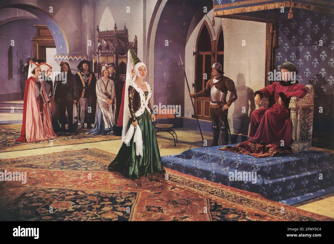 Si Paris nous Était année : 1956 France Directeur : Sacha Guitry Danielle Darrieux, Paul Colline Banque D'Images