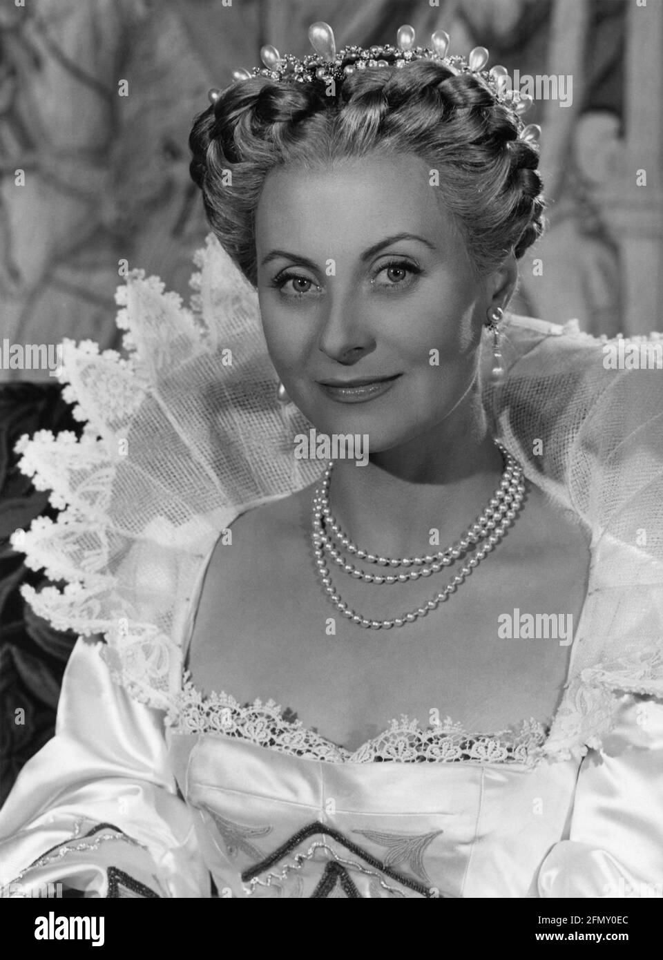 Si Paris nous Était année : 1956 - France Michèle Morgan, Jean Martinelli Directeur : Sacha Guitry Banque D'Images