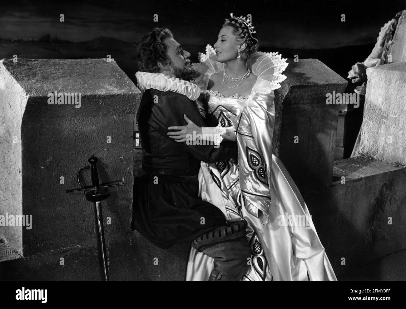 Si Paris nous Était année : 1956 - France Michèle Morgan, Jean Martinelli Directeur : Sacha Guitry Banque D'Images