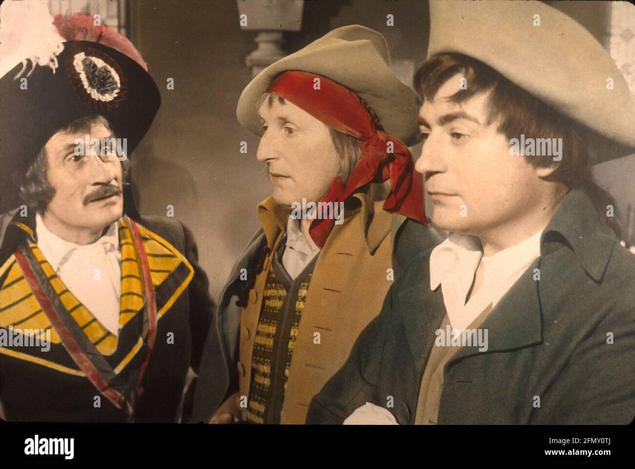 Cadet Rousselle année: 1954 France Noel Roquevert, Bourvil, François Perrier Directeur: André Hunebelle Banque D'Images