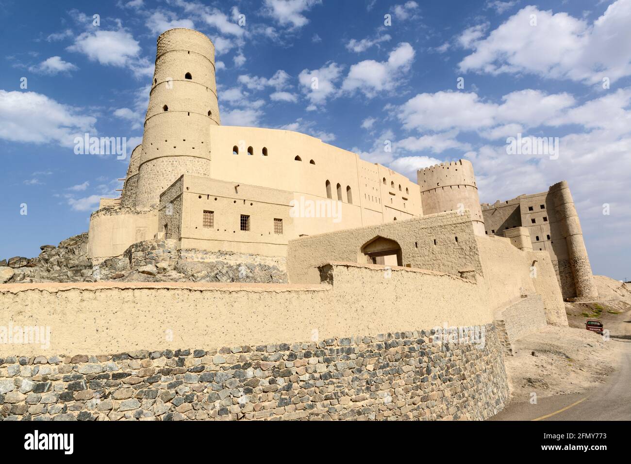 Fort de Bahla, Oman. Vue d'ensemble Banque D'Images