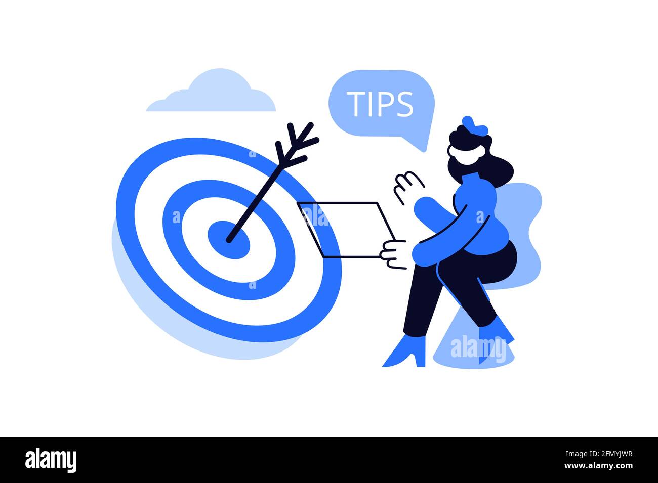 Informations utiles et conseils utiles sur Internet Illustration de Vecteur