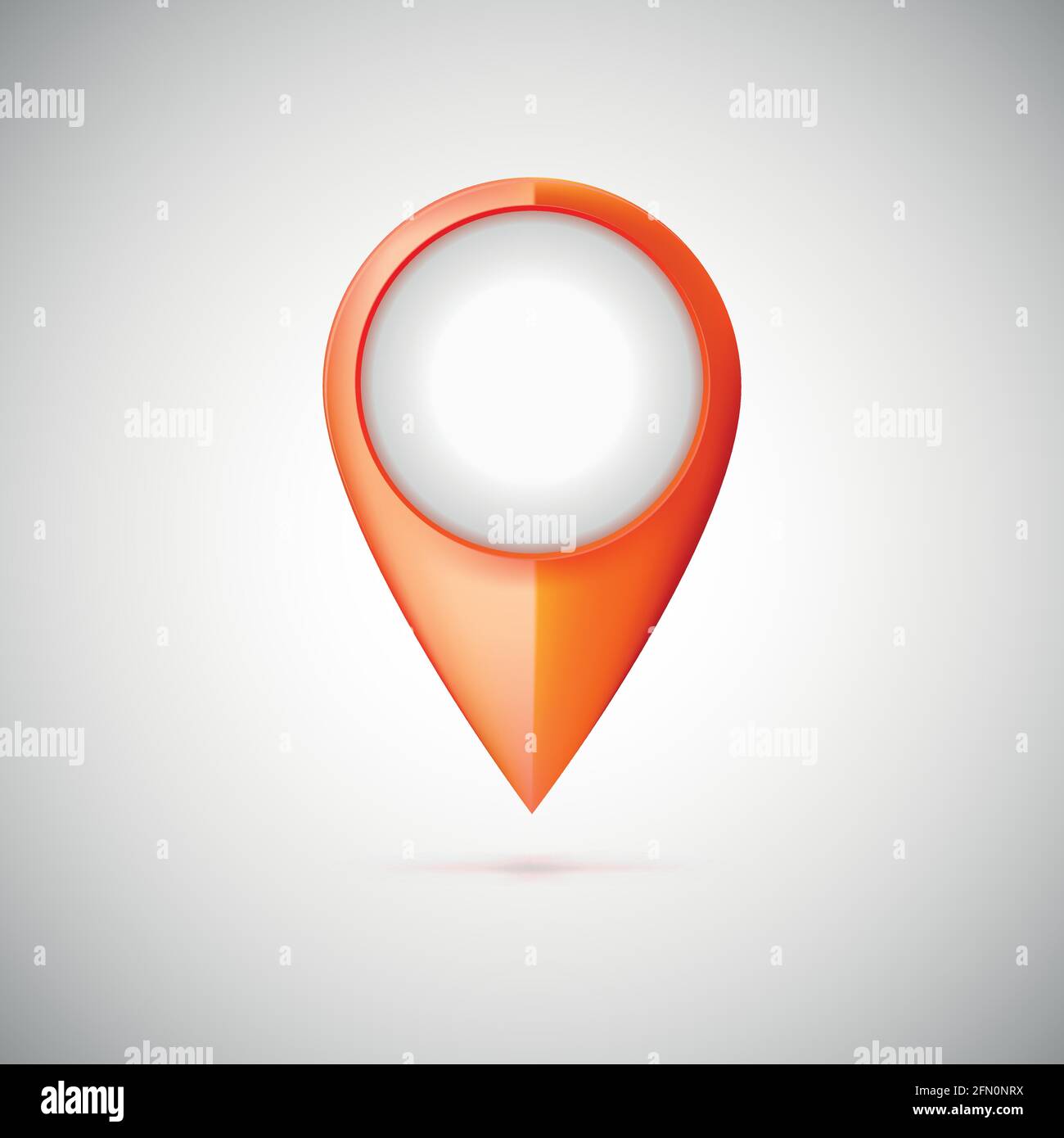 Site l'icône du pointeur. Illustration de Vecteur