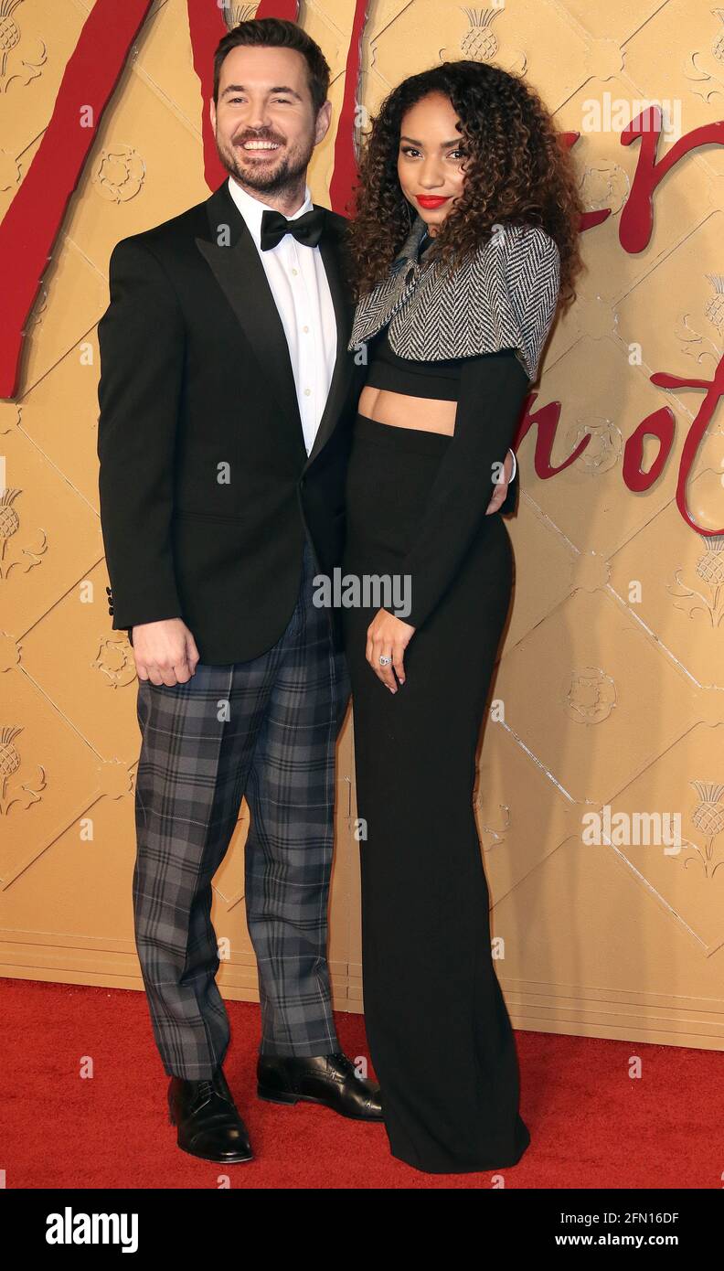 10 décembre 2018 - Londres, Angleterre, Royaume-Uni - Mary Queen of Scots première européenne Photos : Martin Compston et Tianna Chanel Flynn Banque D'Images