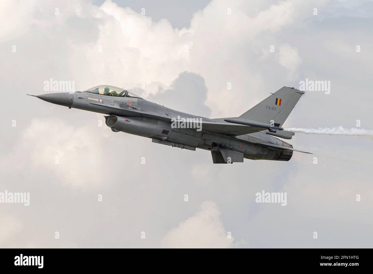 F16 Faucon de combat de l'armée de l'air belge Banque D'Images