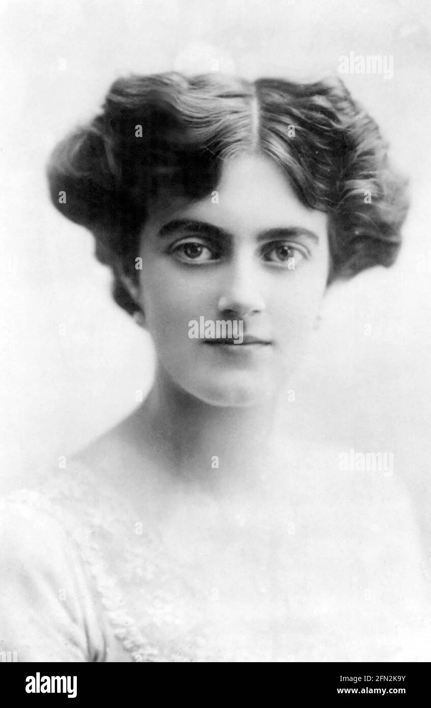 Clementine Churchill. Portrait de l'épouse de Sir Winston Churchill, c. 1915 Banque D'Images