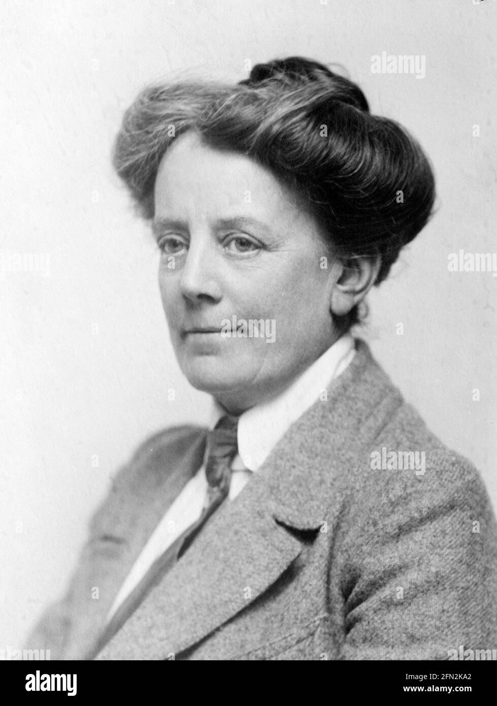 Ethel Smyth. Portrait du compositeur anglais Dame Ethel Mary Smyth, (1858 -1944), photo de bain News Service, 1922 Banque D'Images