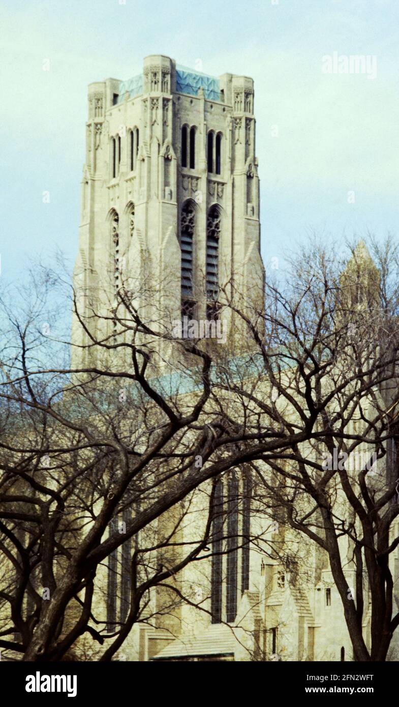 Université de Chicago, Chicago il., États-Unis, 1977 Banque D'Images