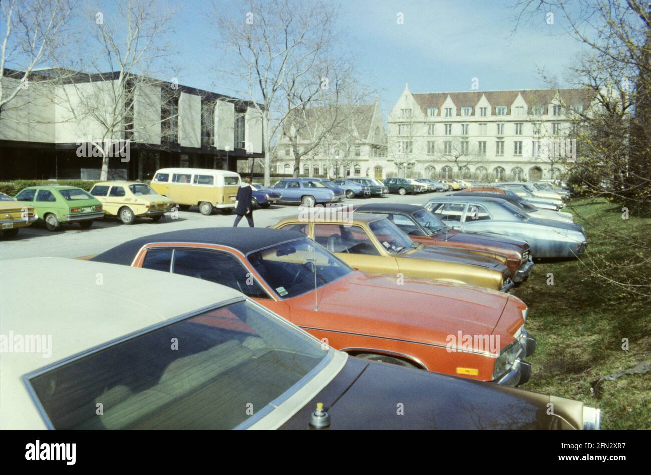 Université de Chicago, Chicago il., États-Unis, 1977 Banque D'Images