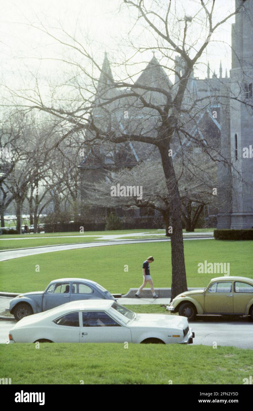 Université de Chicago, Chicago il., États-Unis, 1977 Banque D'Images