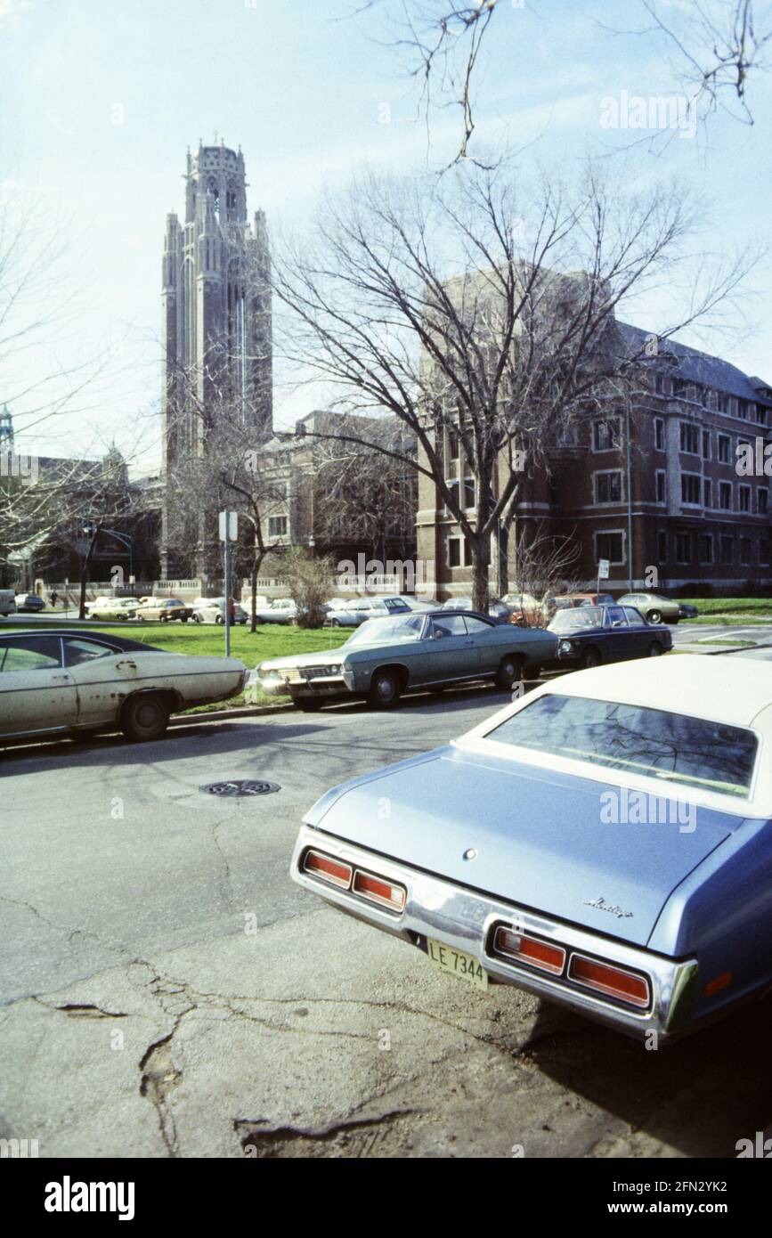 Université de Chicago, Chicago il, États-Unis. 1977 Banque D'Images