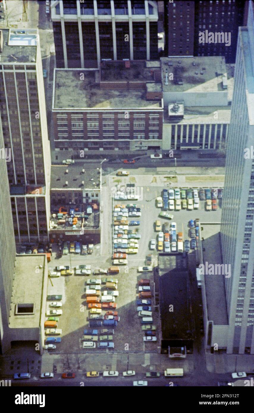 Sityscape, Chicago il, États-Unis, 1977 Banque D'Images