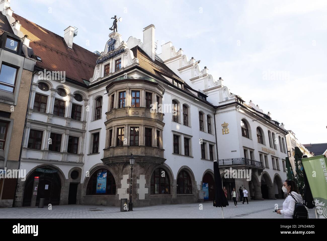 La célèbre Hofbräuhaus de Munich Banque D'Images