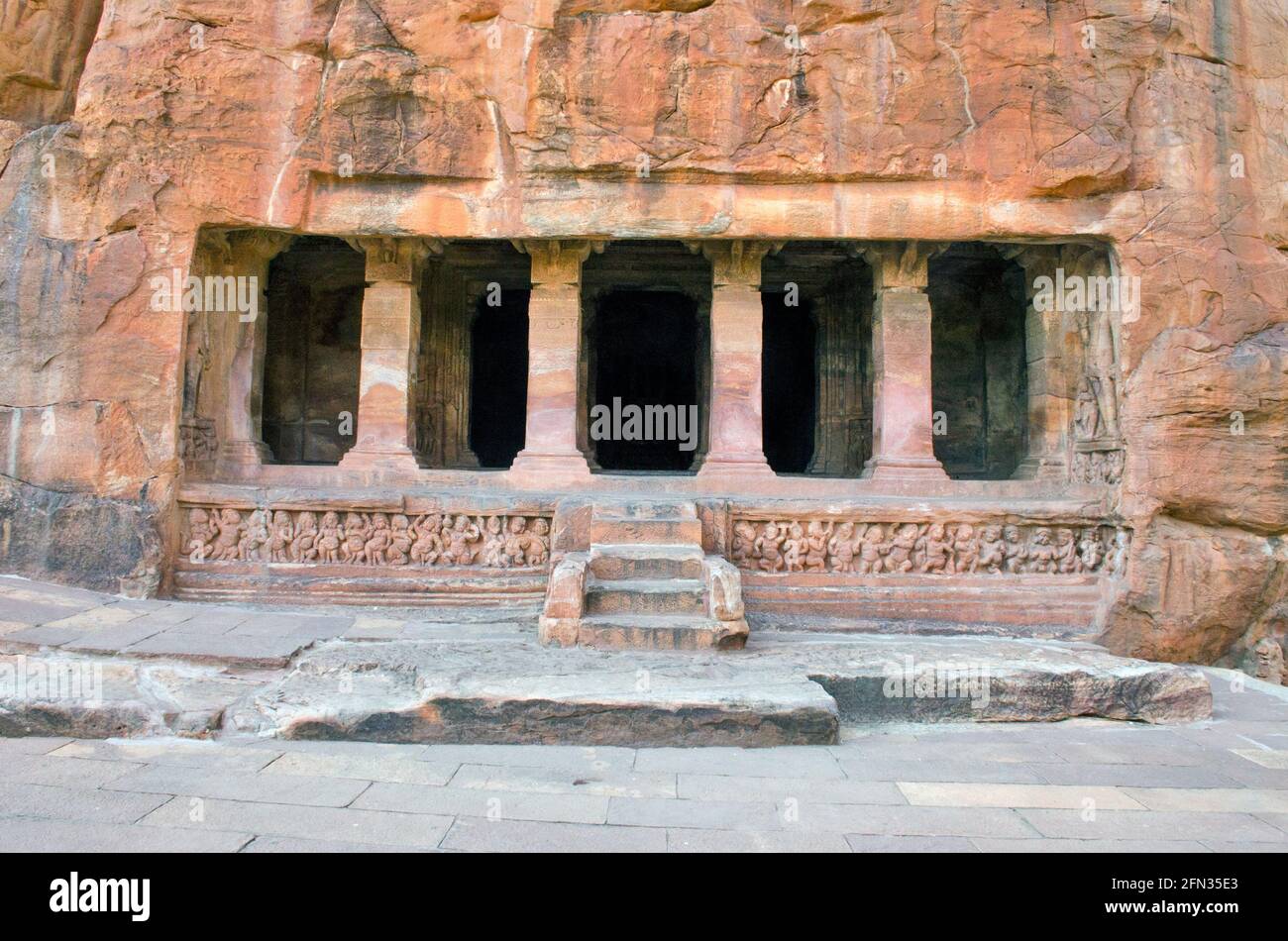 badami grotte temple karnataka inde Banque D'Images