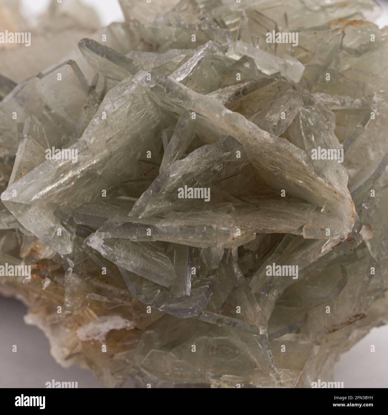 gros plan d'un minerai de barite Banque D'Images