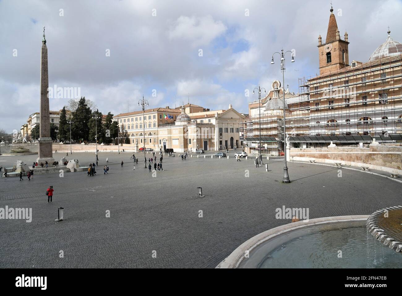 L'Italie, Lazio, Rome, Piazza del Popolo Banque D'Images