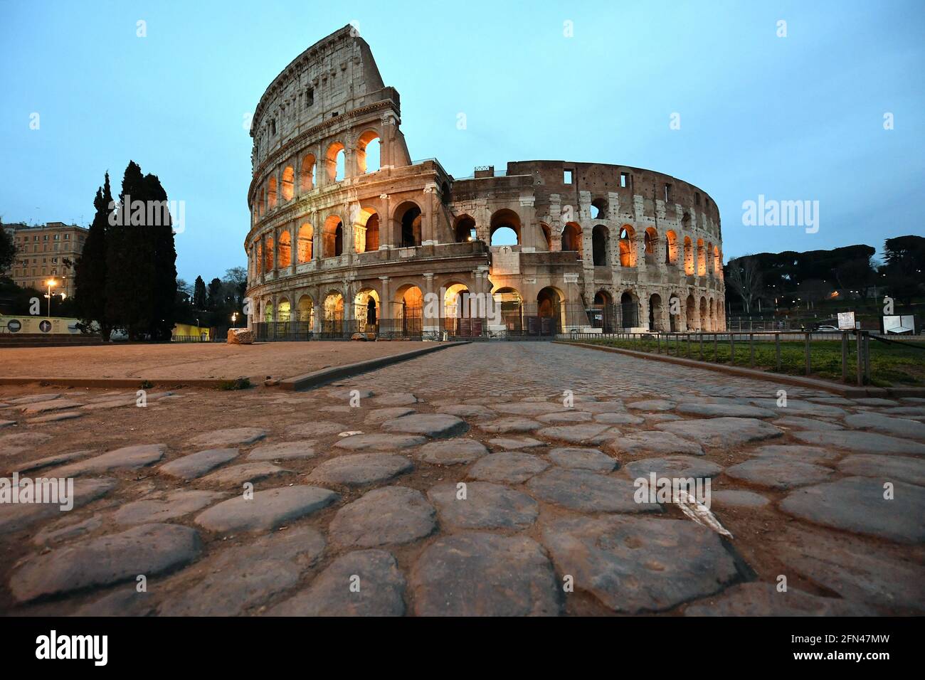 L'Italie, Lazio, Rome, Colosseum Banque D'Images