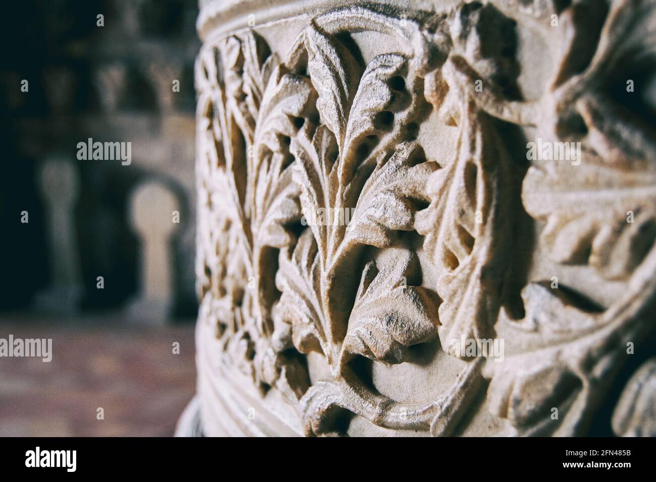 gravé dans le marbre avec une bordure de l'ancien l'ère Banque D'Images