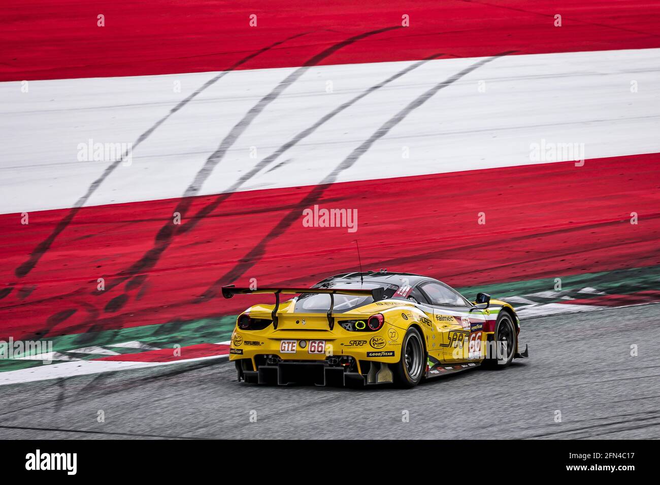 66 Fannin Jody (gbr), Fontana Andrea (ita), Sales Rodrigo (usa), JMW Motorsport, Ferrari F488 GTE Evo, action pendant les 2021 4 heures du Red Bull Ring, 2e tour de la série européenne le Mans 2021, du 14 au 16 mai 2021 sur le Red Bull Ring, à Spielberg, Autriche - photo Paulo Maria / DPPI / LiveMedia Banque D'Images