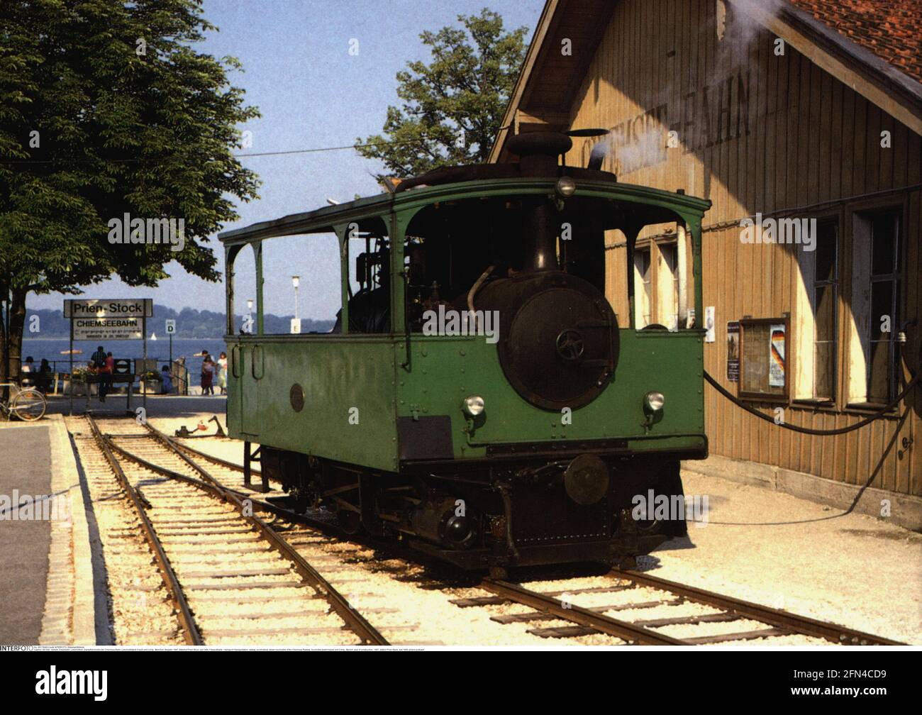 Transport / transport, chemin de fer, locomotives, locomotive à vapeur du chemin de fer de Chiemsee, DROITS-SUPPLÉMENTAIRES-AUTORISATION-INFO-NON-DISPONIBLE Banque D'Images