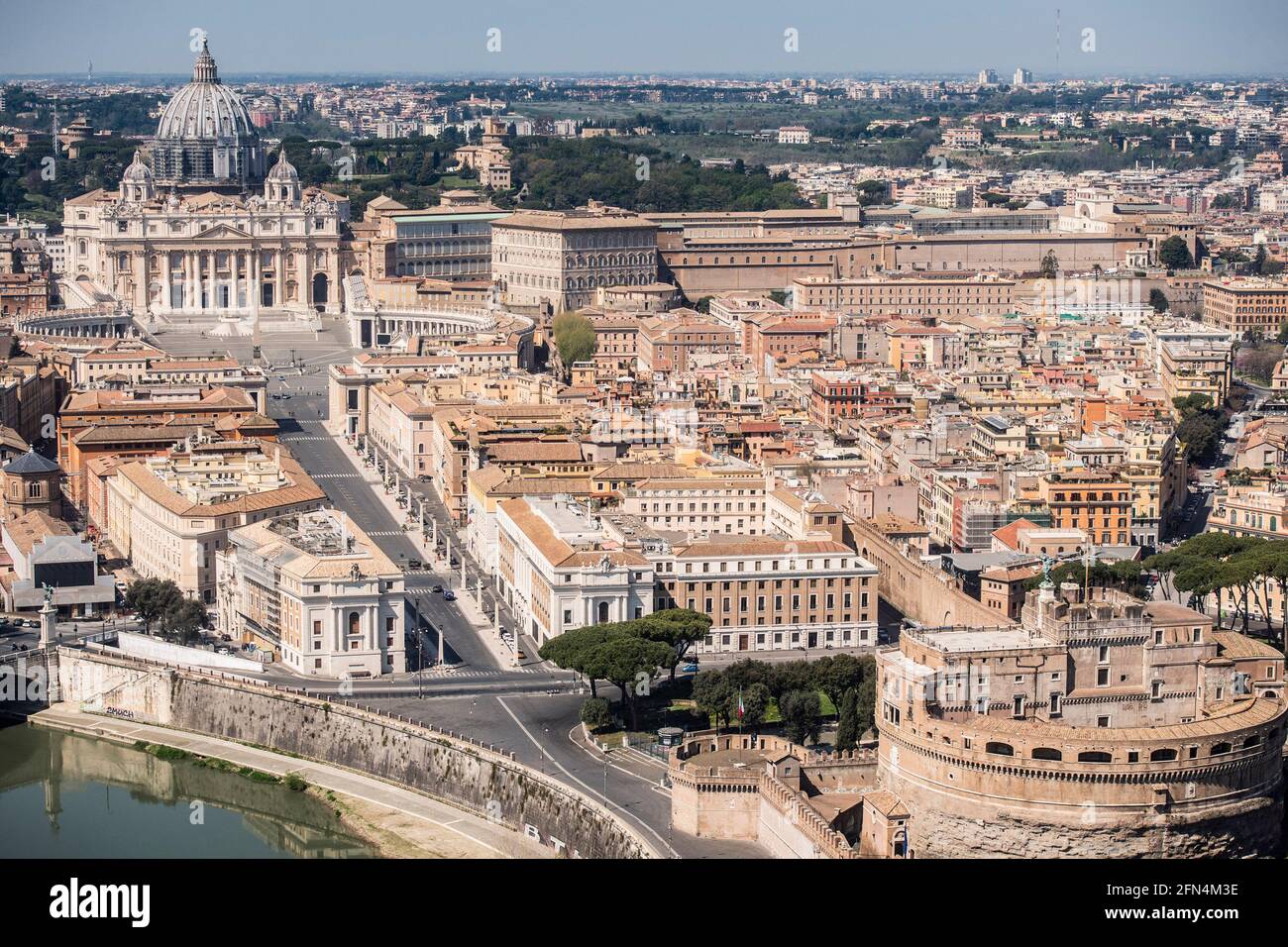 Italie, Latium, Rome, basilique Saint-Pierre Banque D'Images