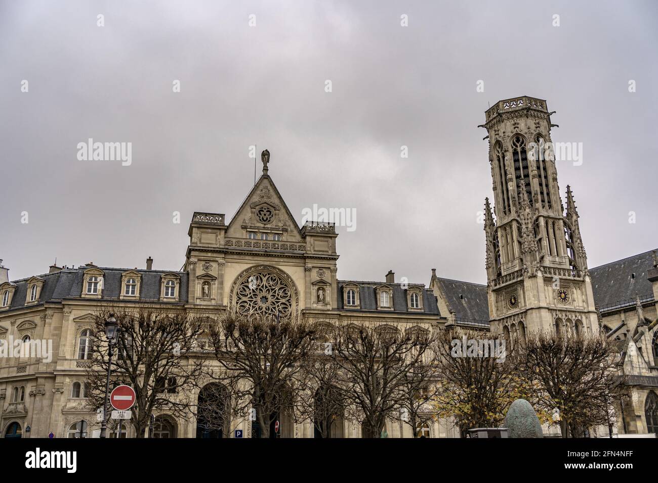 Église Saint-Germain-l'Auxerrois, Église catholique, archidiocèse de Paris, Île-de-France, France. Style gothique français. Terminé - 15ème siècle. Banque D'Images