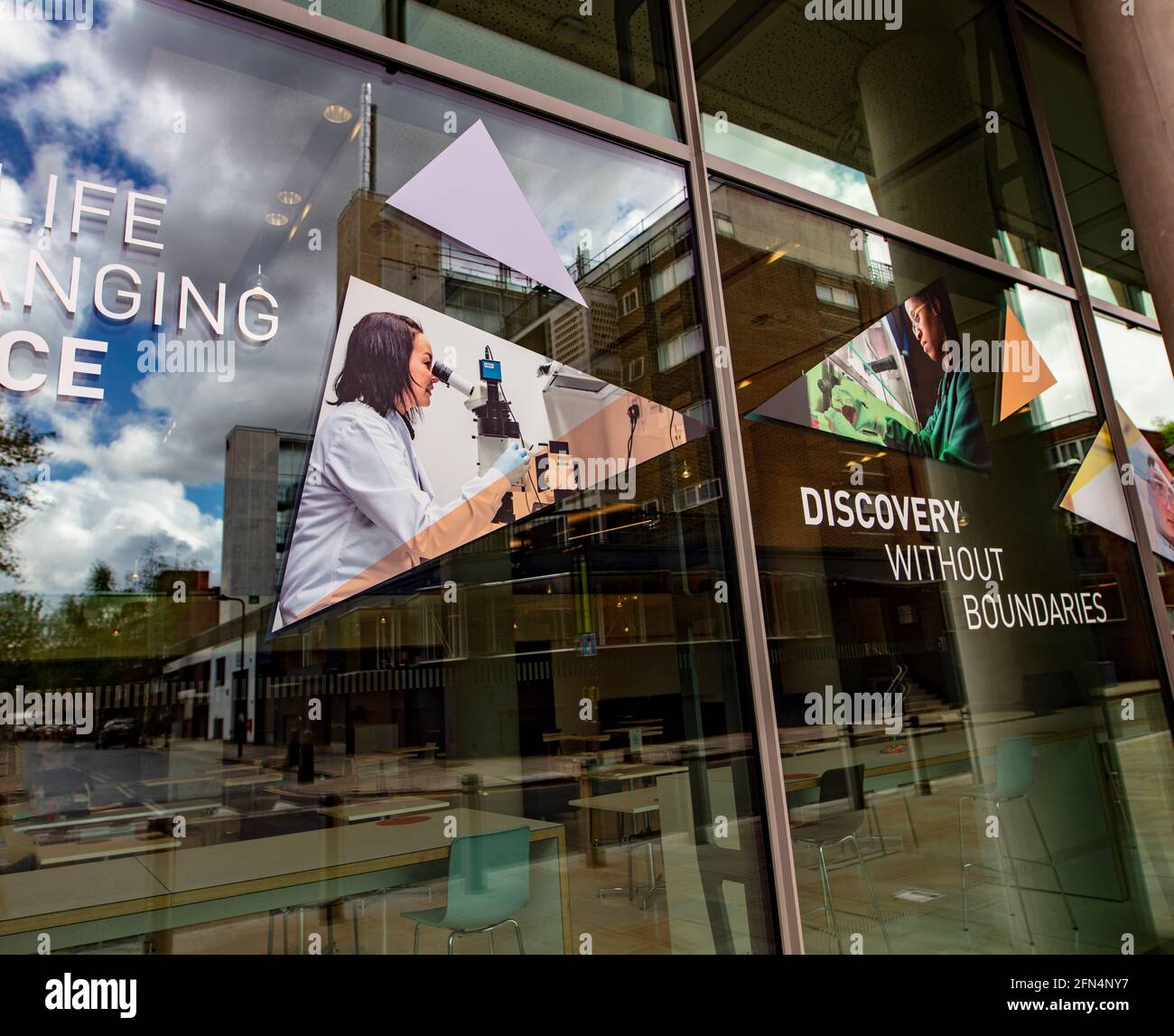 Le Francis Crick Institute, un centre de recherche biomédicale de Londres, a ouvert ses portes en 2016. Partenariat entre CRUK, Imperial College, KCL et Wellcome Banque D'Images