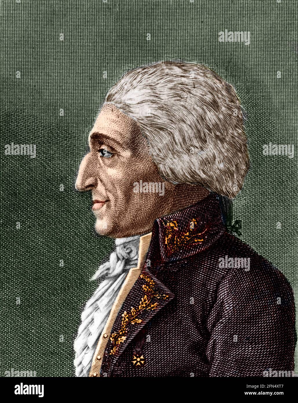 Portrait d'Antoine Augustin Parmentier (1737-1813) Banque D'Images