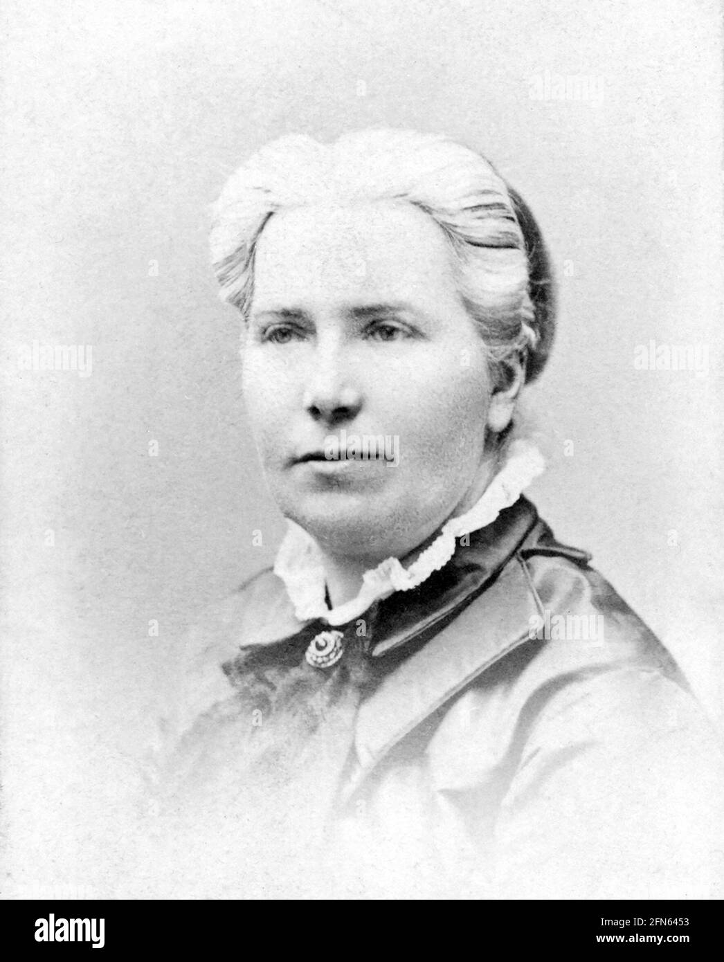 Emily Blackwell. Portrait du médecin américain, Emily Blackwell (1826-1910) Banque D'Images