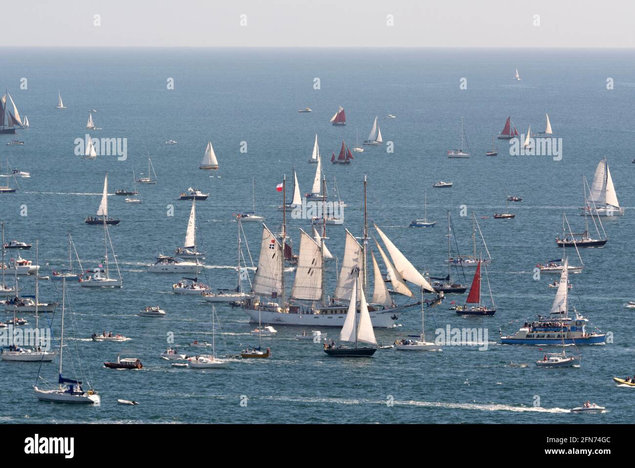Tall Ships Race Falmouth Cornwall Banque D'Images