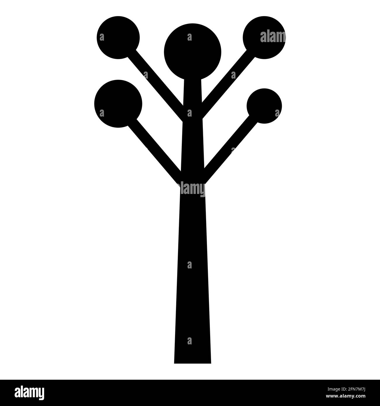 ic-ne-de-l-arborescence-symbole-de-vecteur-de-for-t-affiche-web-plate