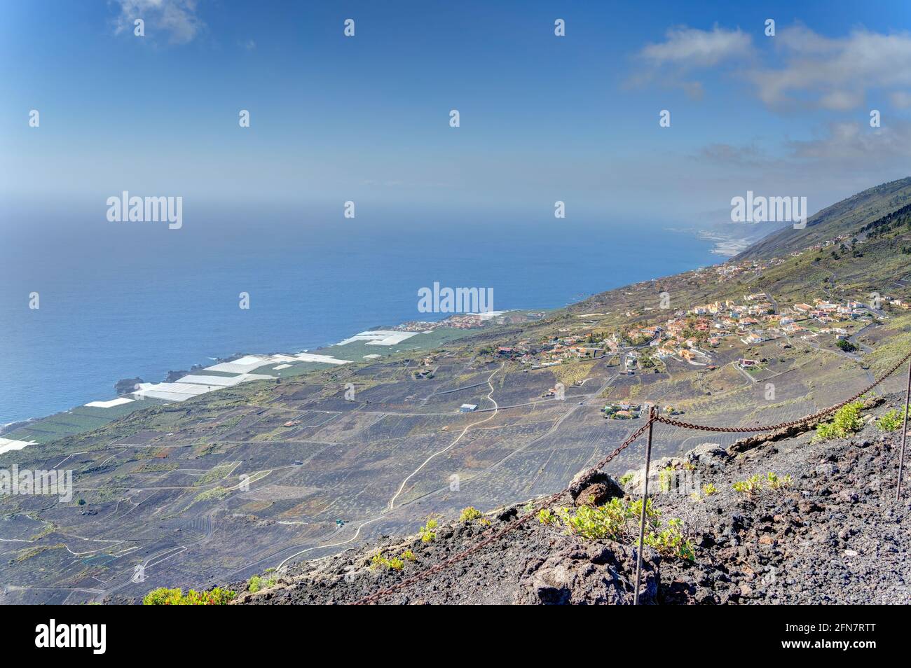 Volcan San Antonio, la Palma, Espagne Banque D'Images