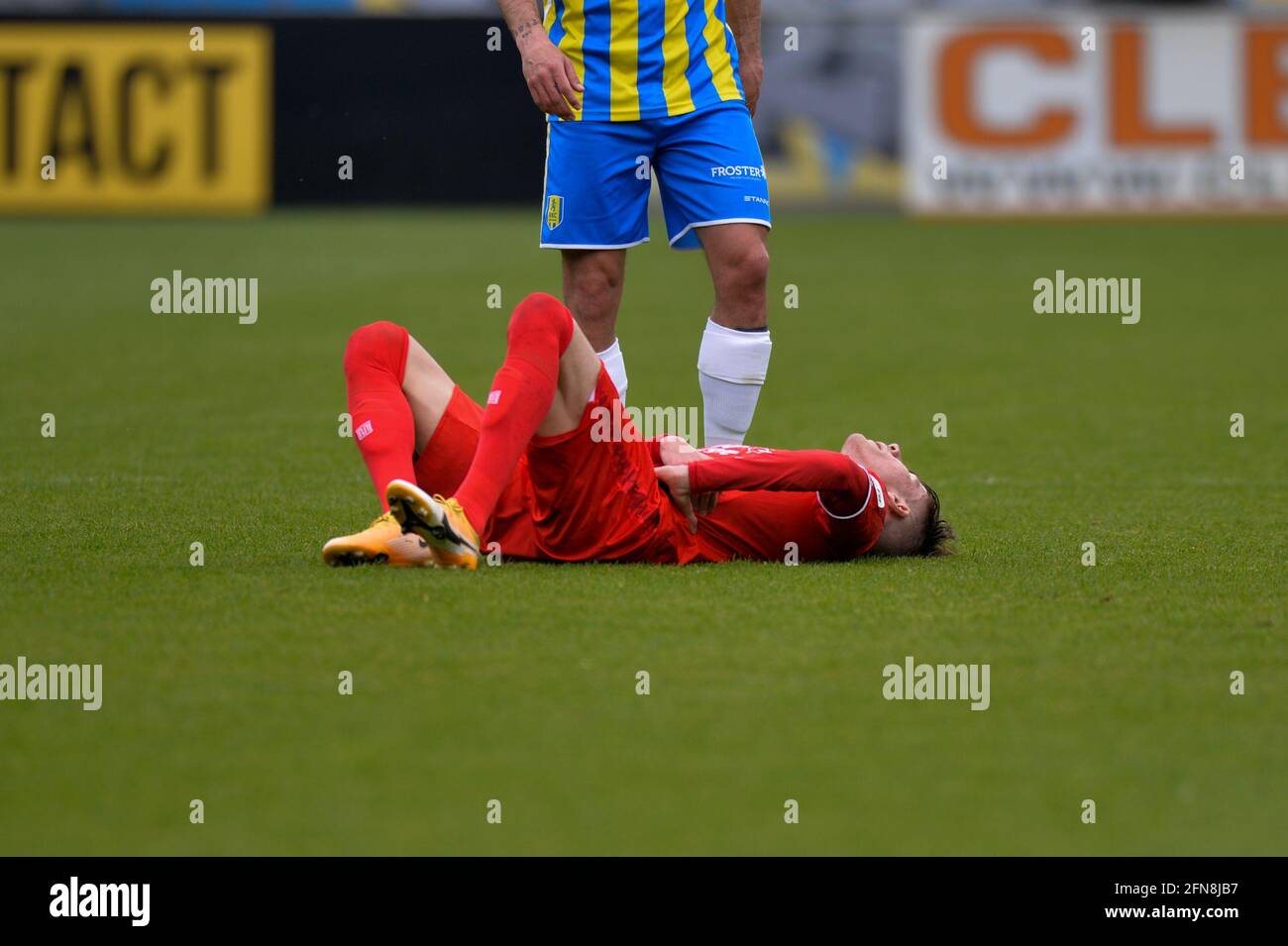 WAALWIJK, PAYS-BAS - MAI 13: Gijs Smal du FC Twente pendant le match néerlandais Eredivisiie entre le RKC Waalwijk et le FC Twente au Mandemakers Stadion Banque D'Images