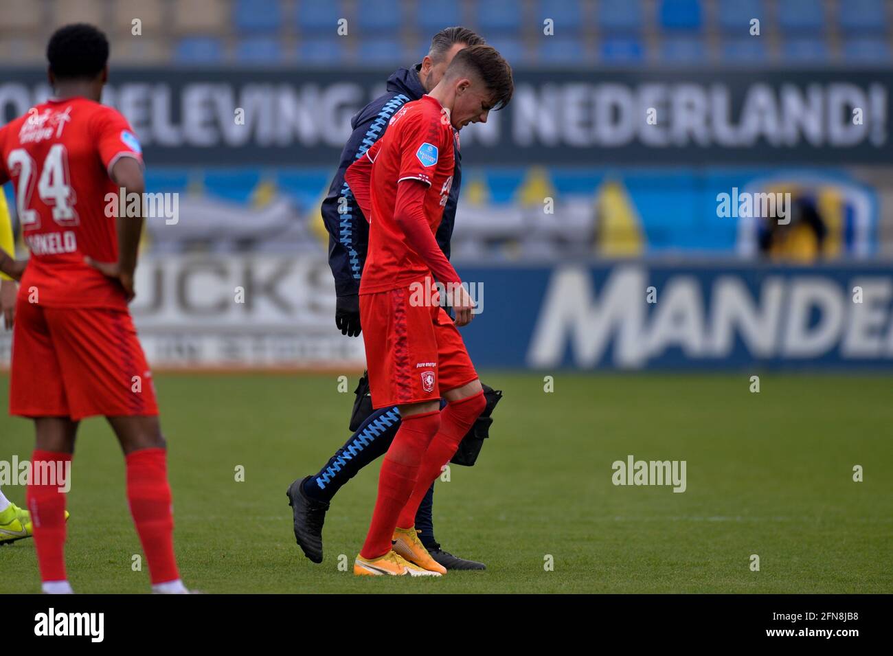 WAALWIJK, PAYS-BAS - MAI 13: Gijs Smal du FC Twente pendant le match néerlandais Eredivisiie entre le RKC Waalwijk et le FC Twente au Mandemakers Stadion Banque D'Images