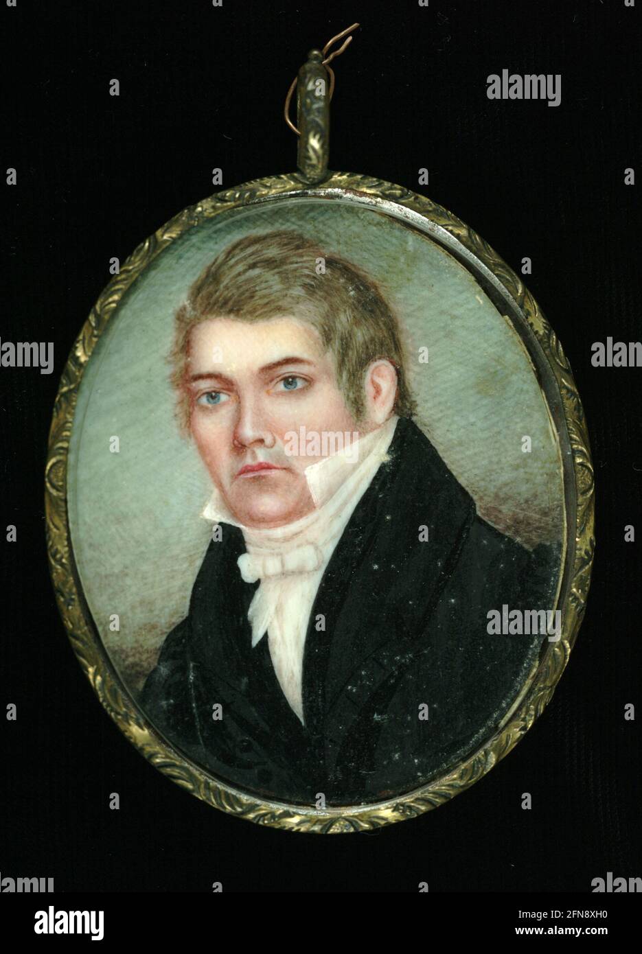 Portrait d'un homme d'une famille du Connecticut, ca. 1810-1835. Banque D'Images