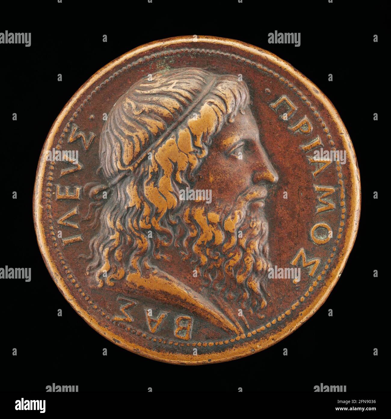 Priam, roi de Troie [verset], XVIe siècle. Banque D'Images