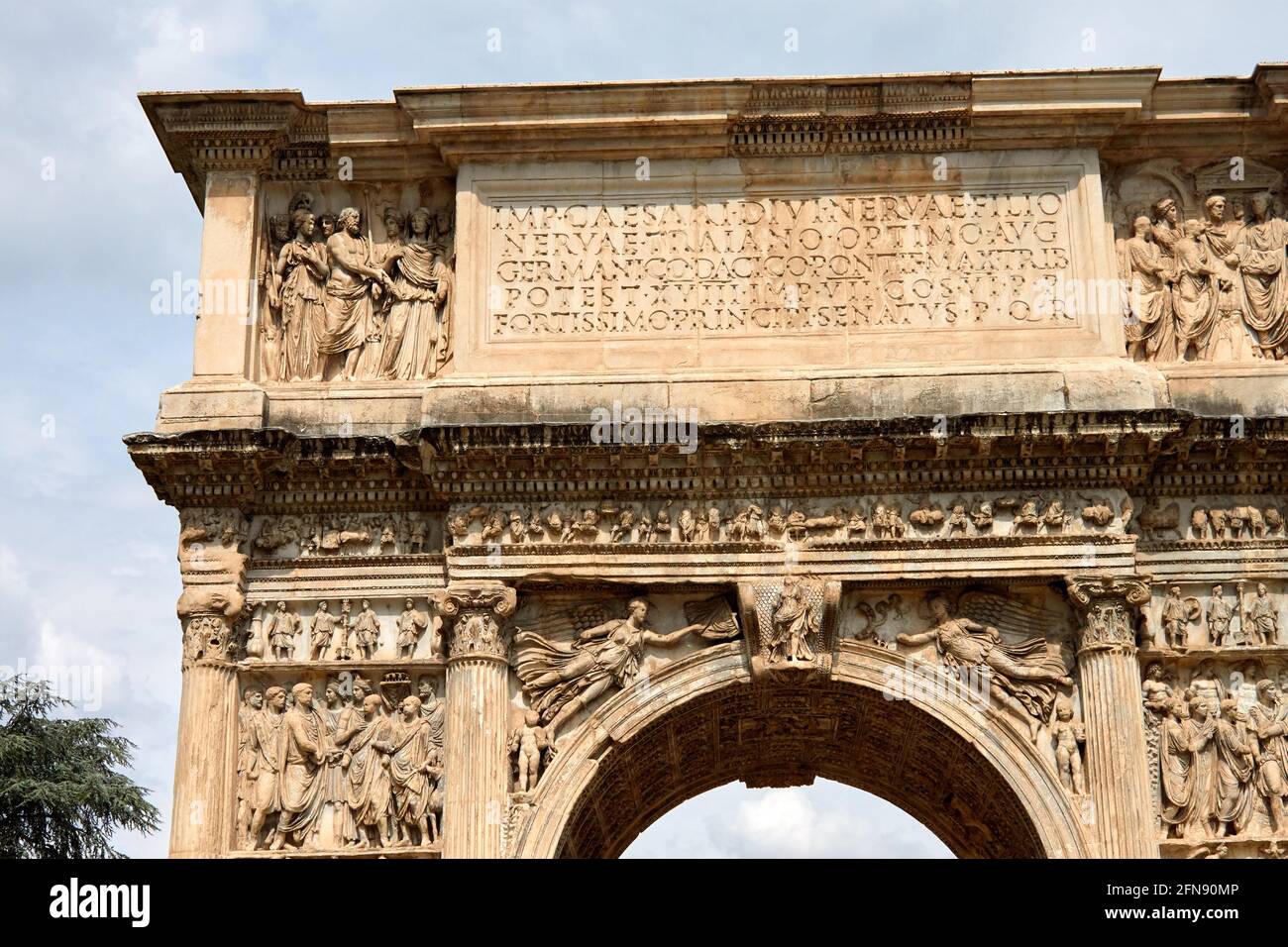 Arco di Traiano, Benevento, Italie Banque D'Images