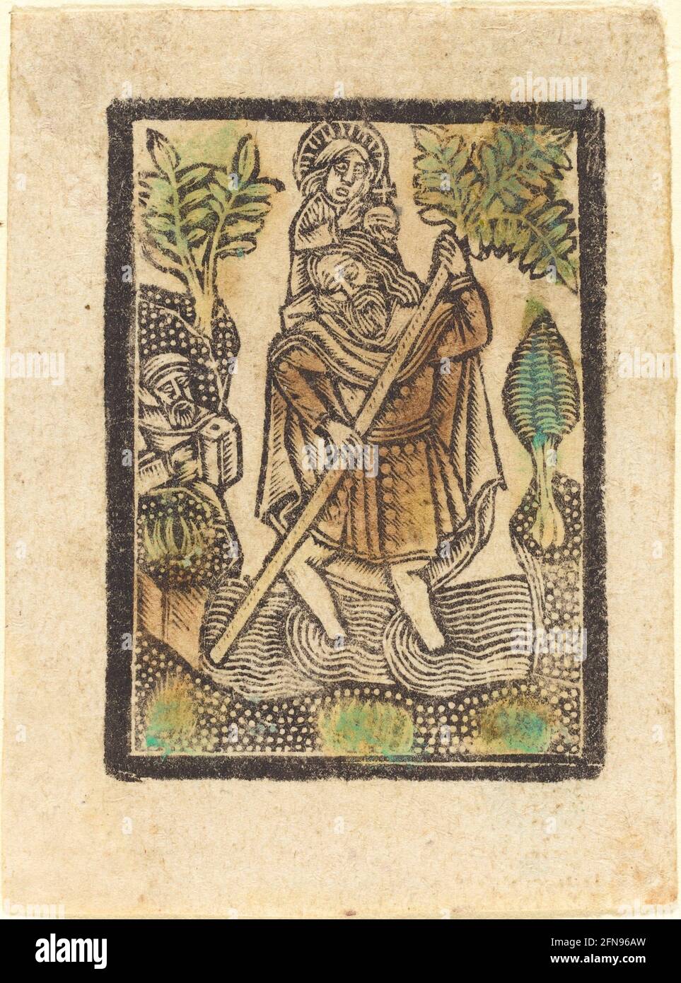 Saint Christopher, 1470/1480. Banque D'Images