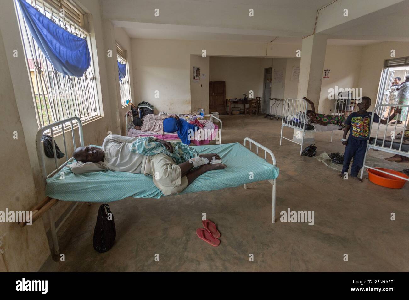 Clinique médicale à Mbale, dans la région rurale de l'est de l'Ouganda Banque D'Images