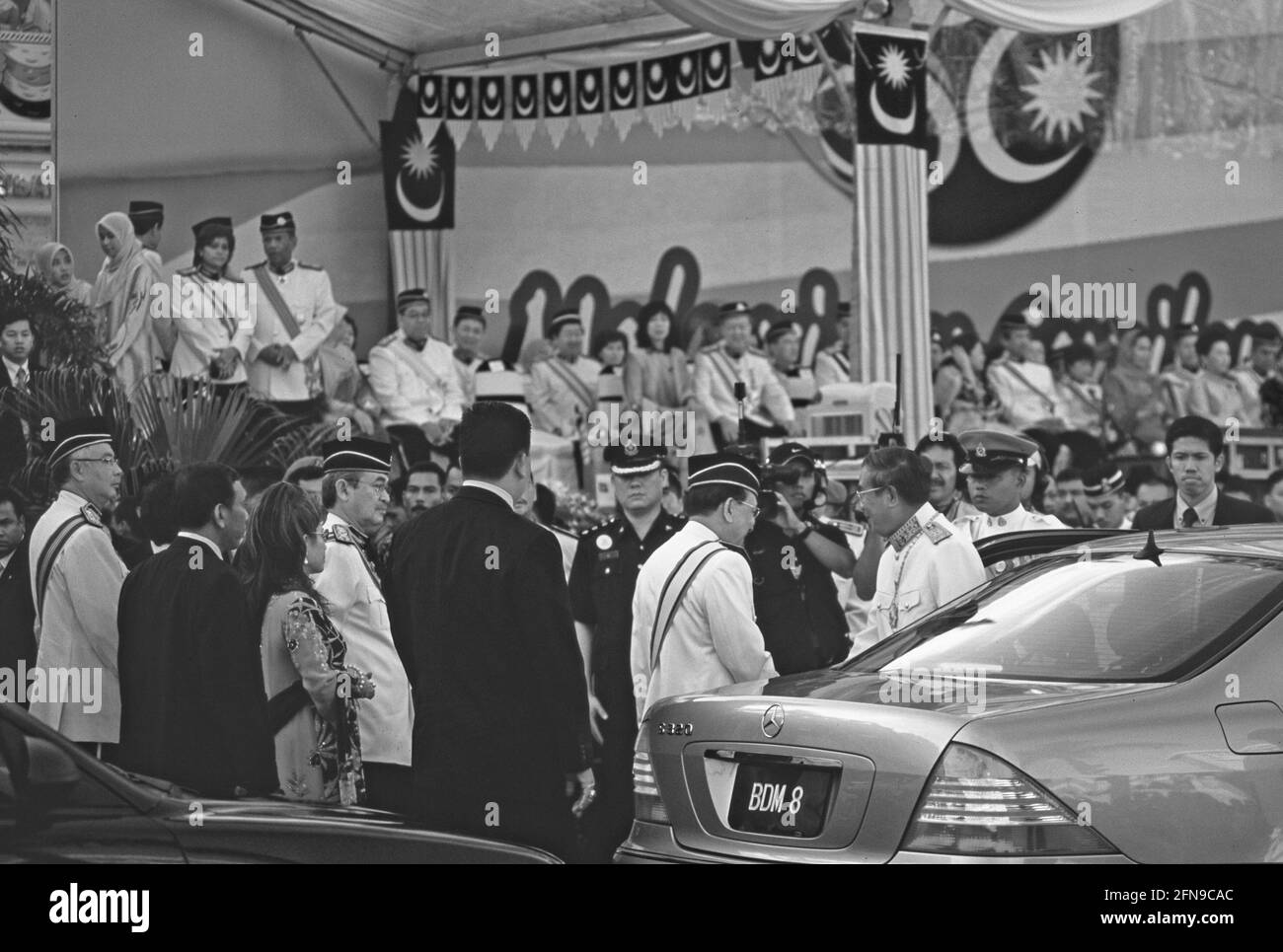 50 ans Merdeka de Malaisie : célébration avec Royals et ministres à Kula Lupur City Banque D'Images