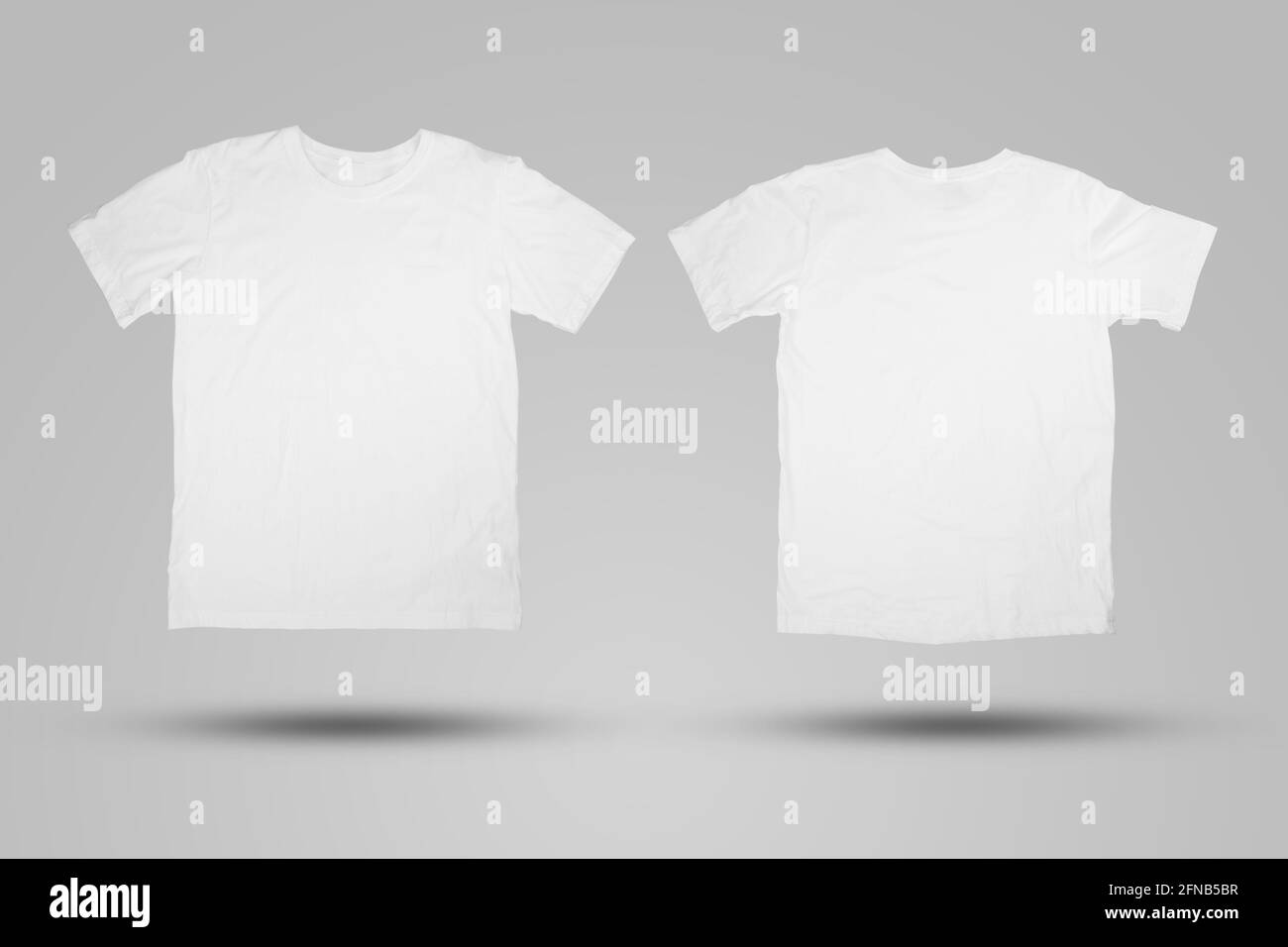 T-shirt Mockup pour le design pour la publicité et le marketing, tenue décontractée, objet élément. Banque D'Images