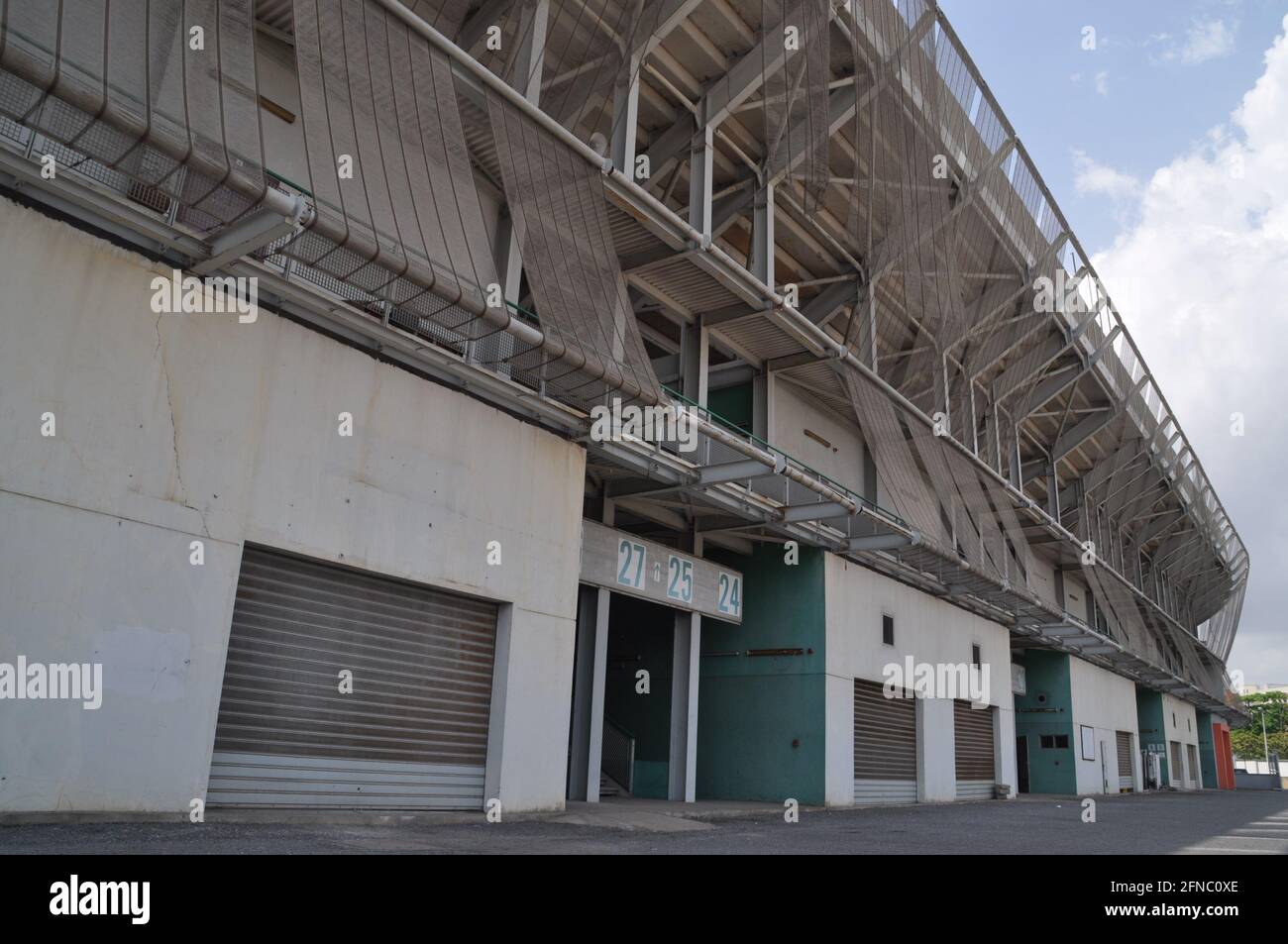 Stade sportif d'Accra dans la ville africaine d'Accra, au Ghana. Banque D'Images