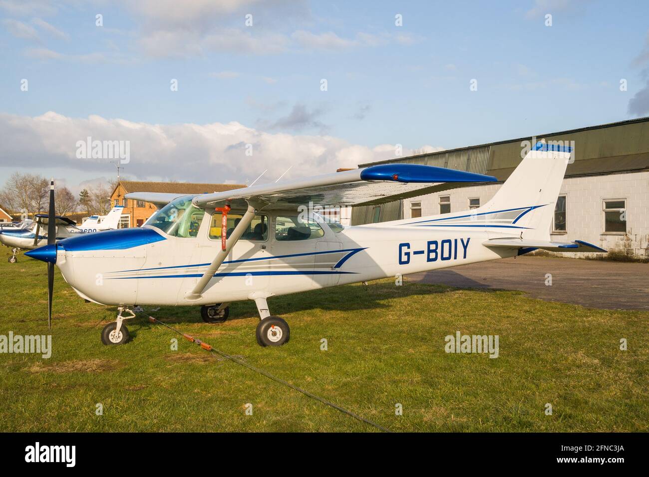 Un avion à Sandtoft Airfield Banque D'Images