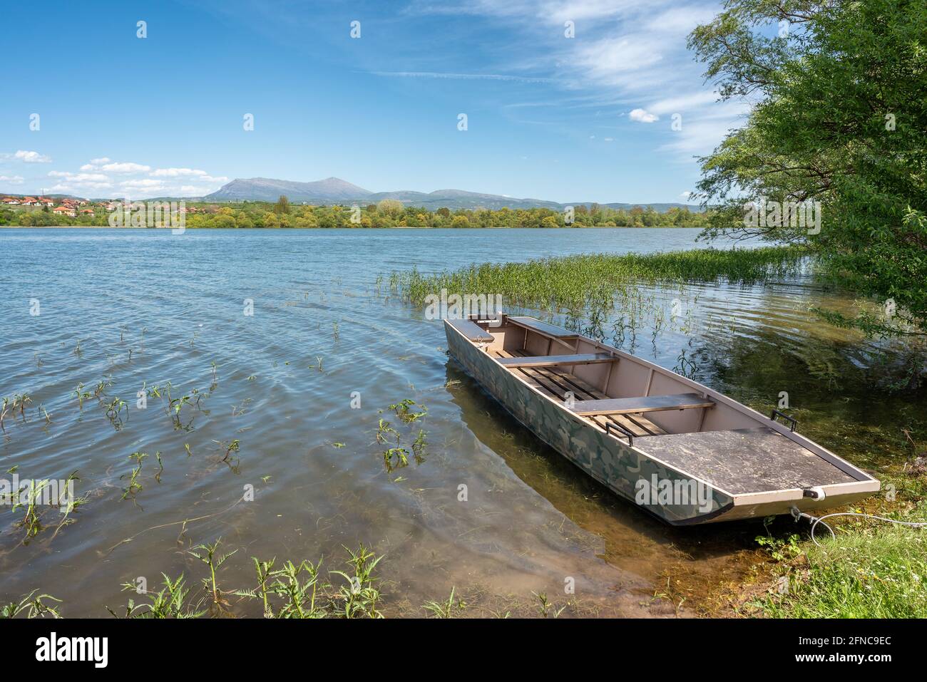 Lac Bovan, lac artificiel dans l'est de la Serbie entre Sokobanja et Aleksinac Banque D'Images