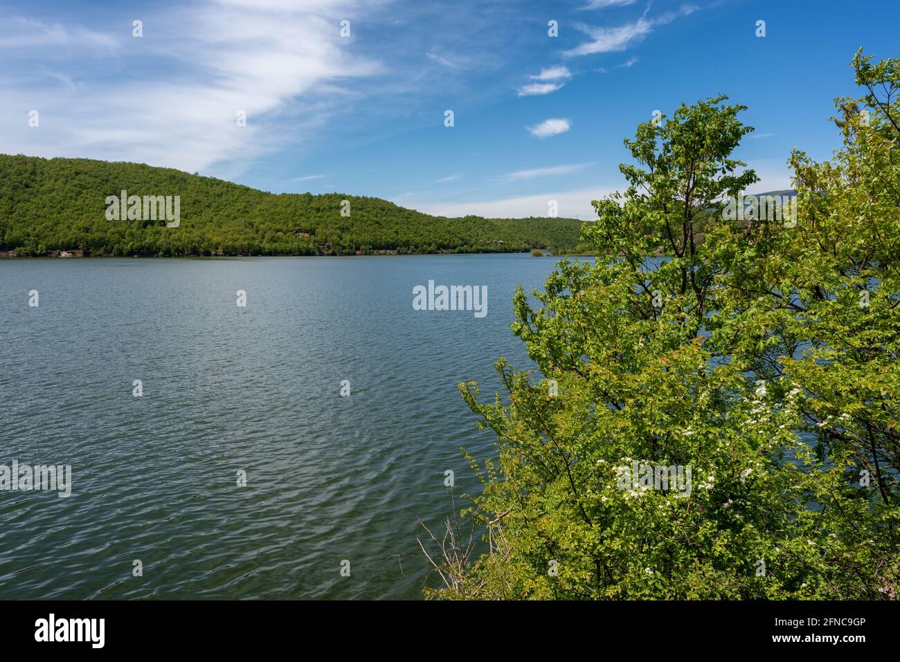 Lac Bovan, lac artificiel dans l'est de la Serbie entre Sokobanja et Aleksinac Banque D'Images