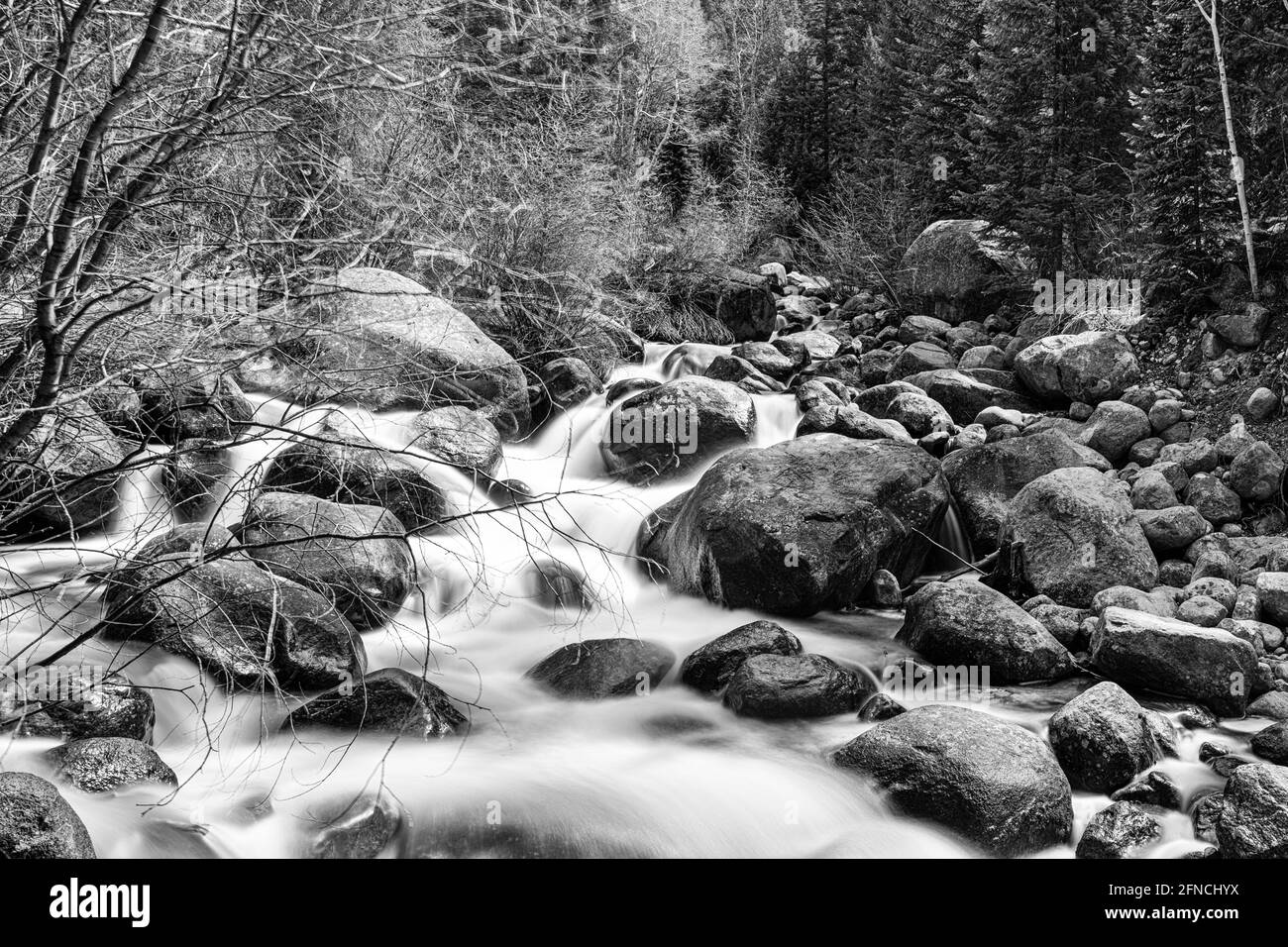 Rivière de montagne Banque D'Images