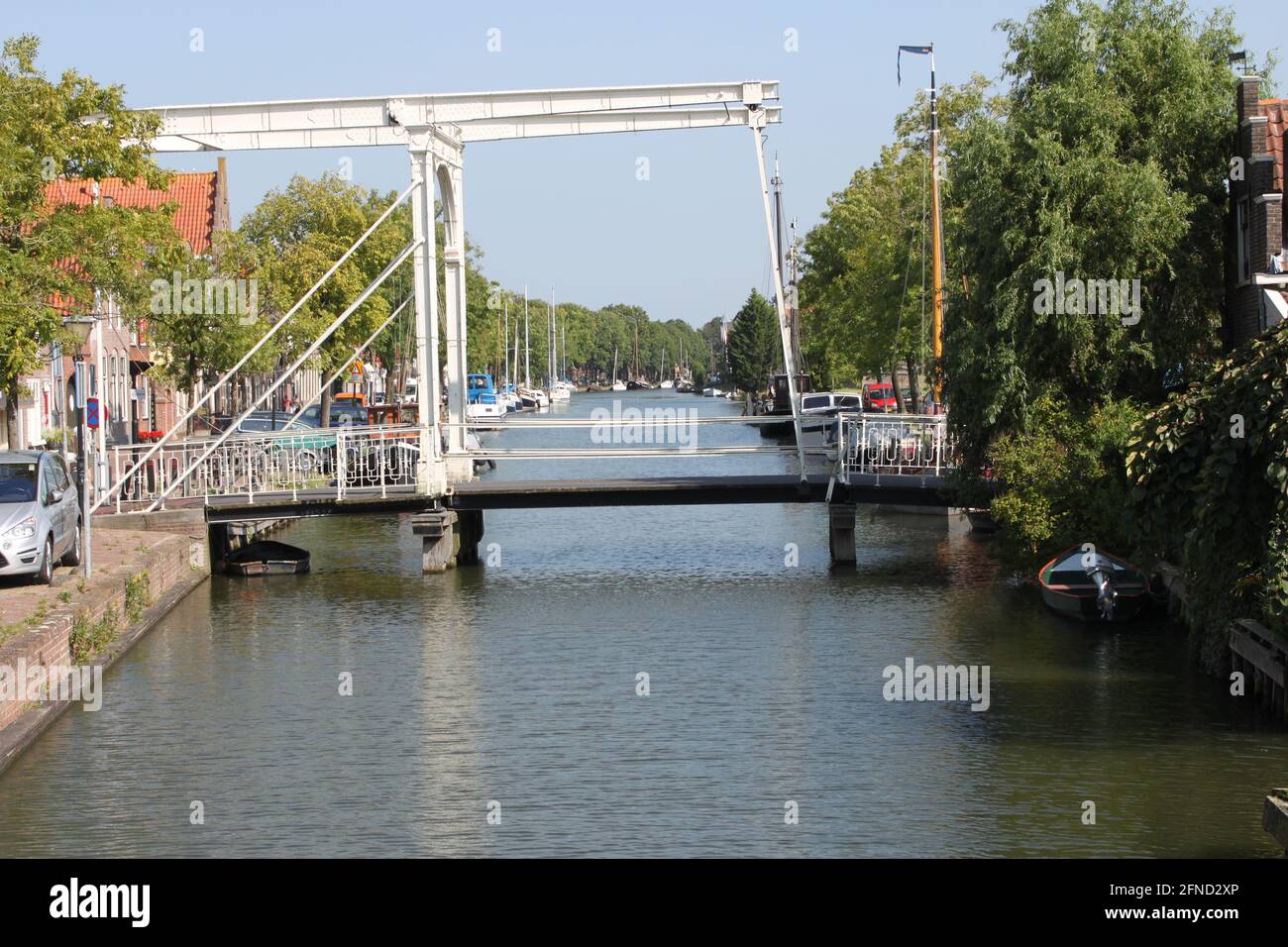 Dutch Tail Bridge, Amsterdam, pays-Bas Banque D'Images